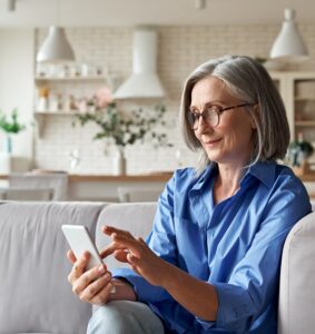 Relaxed,Mature,Old,60s,Woman,,Older,Middle,Aged,Female,Customer